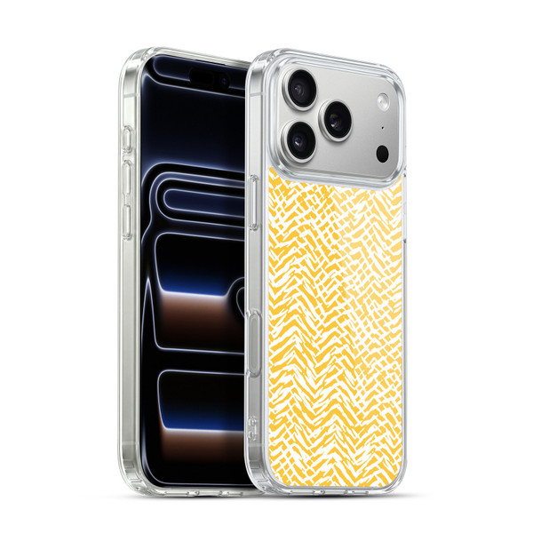 Ninola Patterns 4 Leopard Marks Mustard Soft Gel Case for Apple iPhone 17 Pro Max