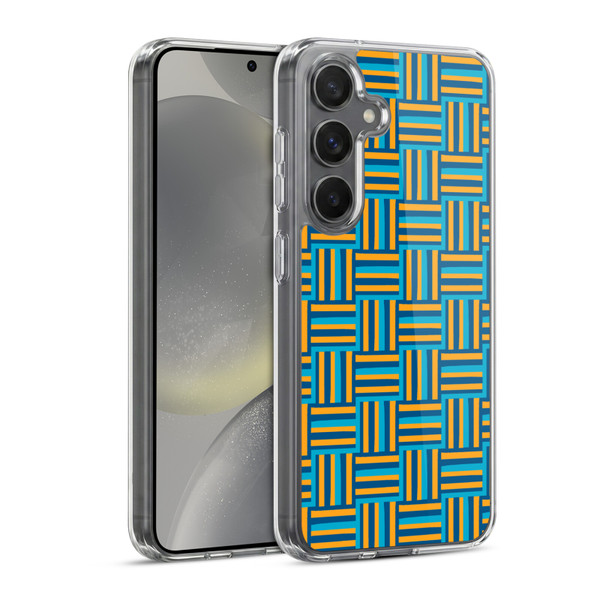 Ninola Patterns 4 Patchwork Soft Gel Case for Samsung Galaxy S24 5G & MagSafe