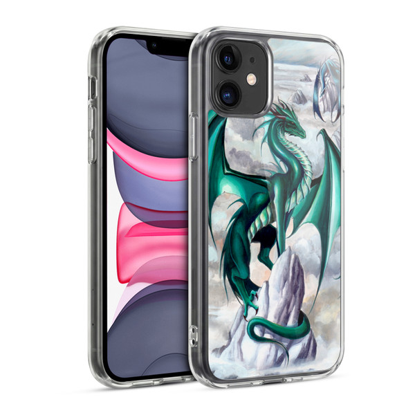 Ruth Thompson Dragons 2 Green Soft Gel Case for Apple iPhone 11