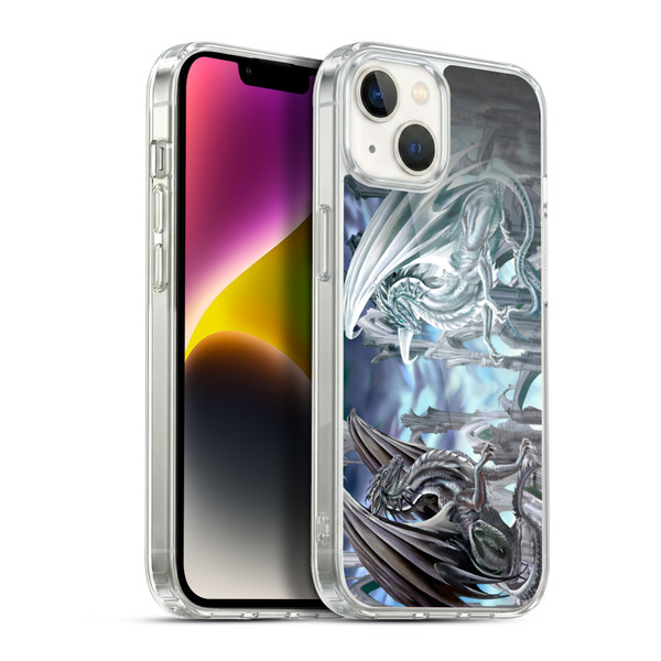 Ruth Thompson Dragons 2 Checkmate Soft Gel Case for Apple iPhone 14 Plus & MagSafe