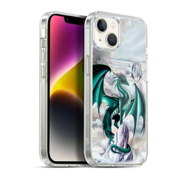 Ruth Thompson Dragons 2 Green Soft Gel Case for Apple iPhone 14 Plus & MagSafe