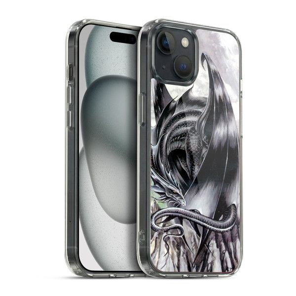 Ruth Thompson Dragons 2 Morning Stretch Soft Gel Case for Apple iPhone 15 Plus & MagSafe