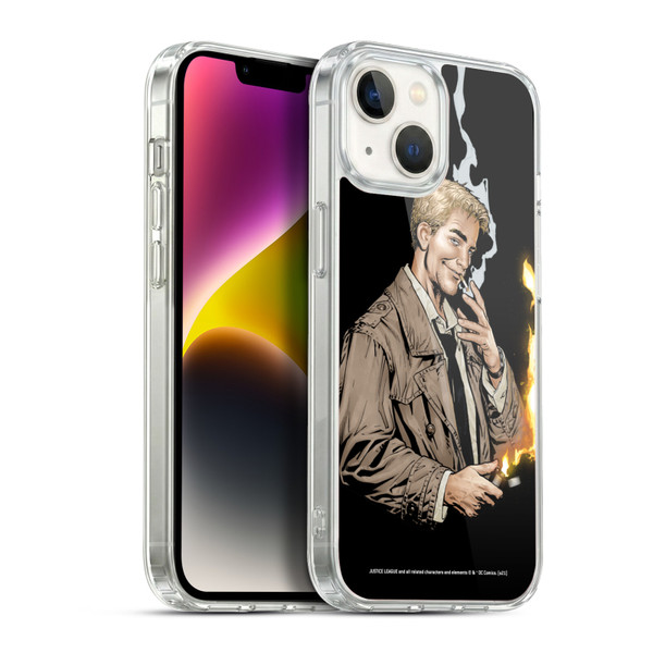 Justice League DC Comics Dark Comic Art Constantine #0 Soft Gel Case for Apple iPhone 14