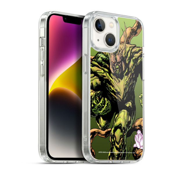 Justice League DC Comics Dark Comic Art Swamp Thing #0 Soft Gel Case for Apple iPhone 14