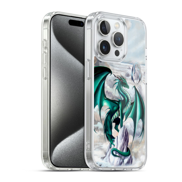 Ruth Thompson Dragons 2 Green Soft Gel Case for Apple iPhone 15 Pro & MagSafe