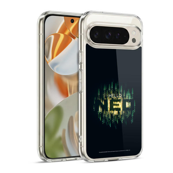 The Matrix Resurrections Key Art Hello Neo Soft Gel Case for Google Pixel 9 / Pixel 9 Pro