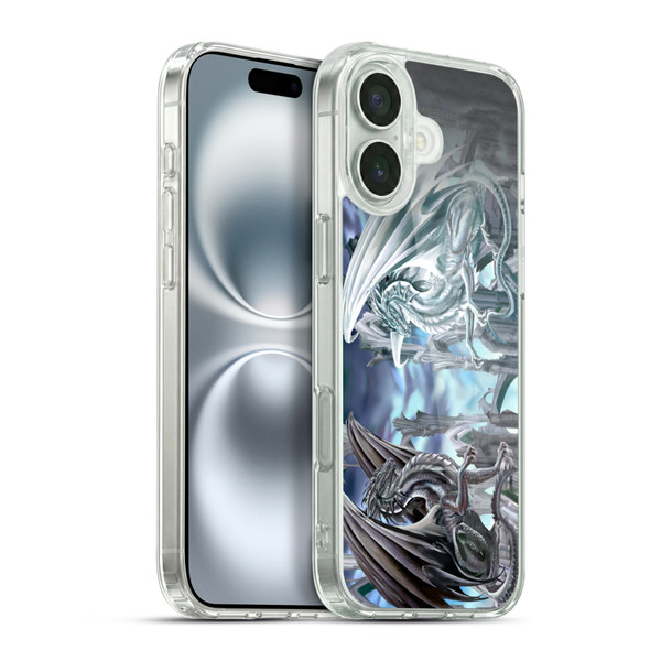 Ruth Thompson Dragons 2 Checkmate Soft Gel Case for Apple iPhone 16 Plus & MagSafe