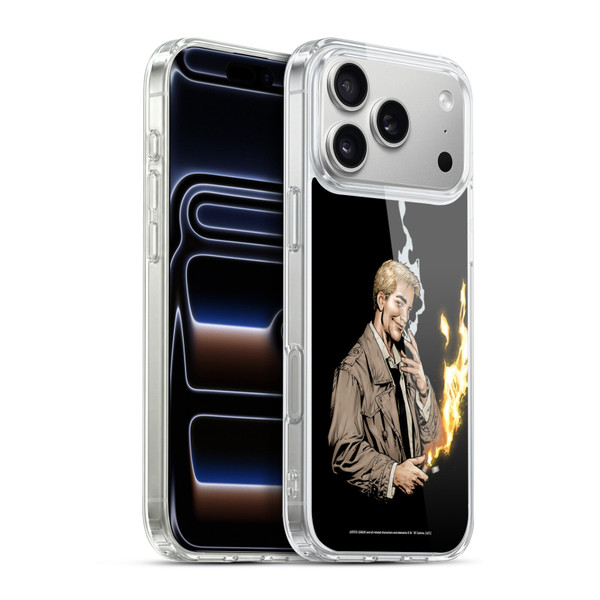 Justice League DC Comics Dark Comic Art Constantine #0 Soft Gel Case for Apple iPhone 17 Pro Max