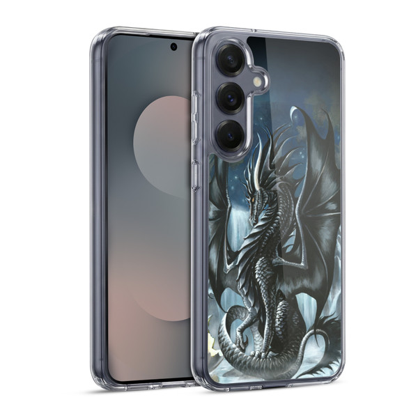 Ruth Thompson Dragons 2 Obsidian Soft Gel Case for Samsung Galaxy S25 & MagSafe