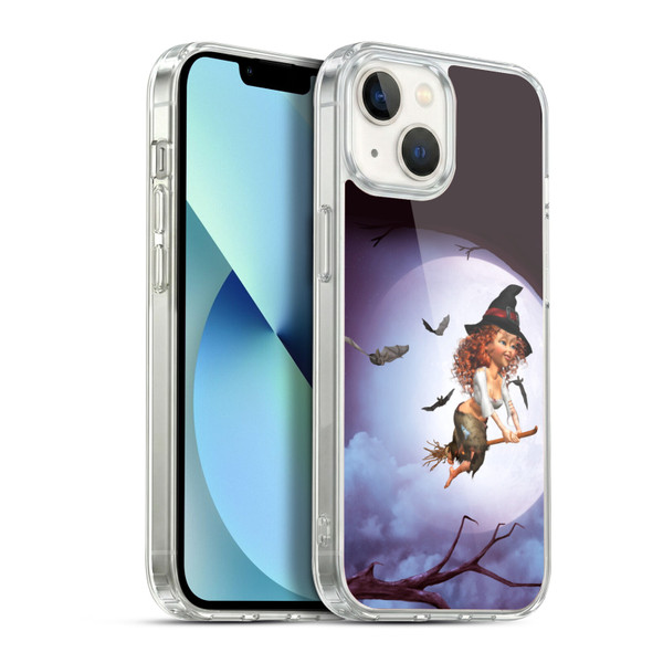 Simone Gatterwe Angels And Fairies Little Witch Soft Gel Case for Apple iPhone 13