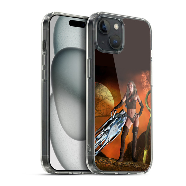 Simone Gatterwe Angels And Fairies The End Soft Gel Case for Apple iPhone 15 Plus & MagSafe