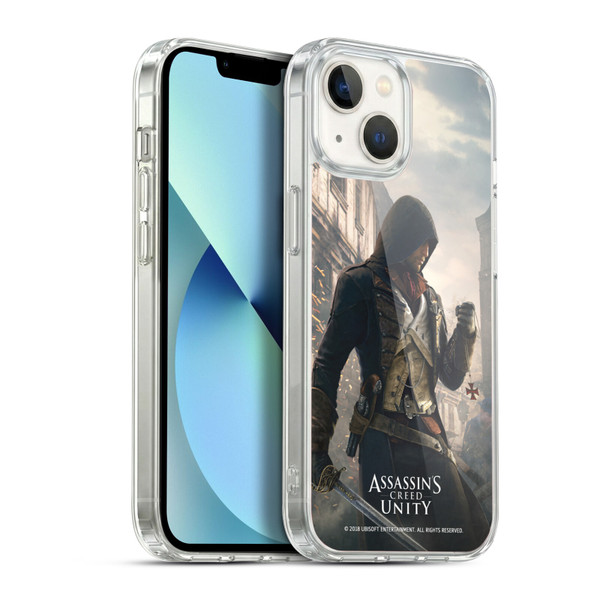 Assassin's Creed Unity Key Art Arno Dorian Cross Soft Gel Case for Apple iPhone 13