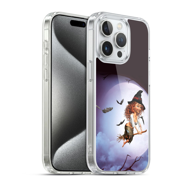 Simone Gatterwe Angels And Fairies Little Witch Soft Gel Case for Apple iPhone 15 Pro & MagSafe