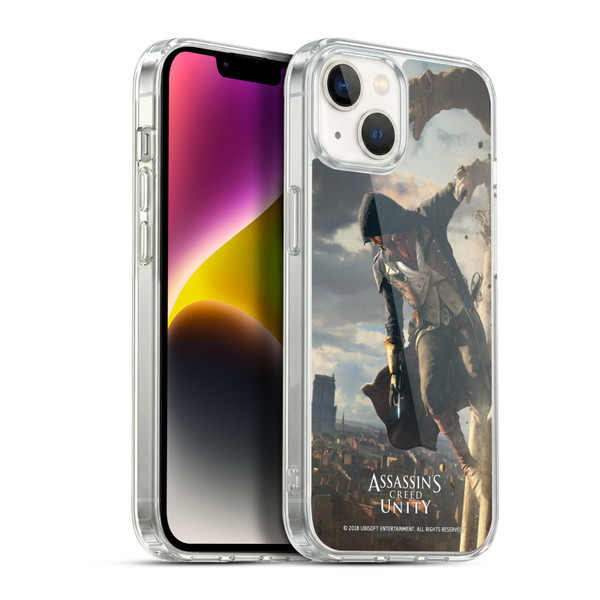 Assassin's Creed Unity Key Art Arno Phantom Blade Soft Gel Case for Apple iPhone 14 Plus & MagSafe