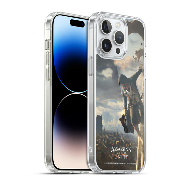 Assassin's Creed Unity Key Art Arno Phantom Blade Soft Gel Case for Apple iPhone 14 Pro Max & MagSafe