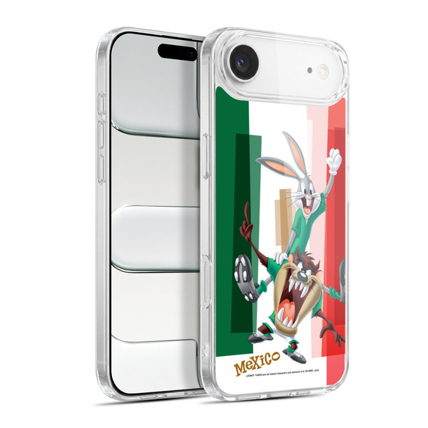 Looney Tunes Flag Graphics Mexico Taz & Bugs Bunny Soft Gel Case for Apple iPhone 17 Air