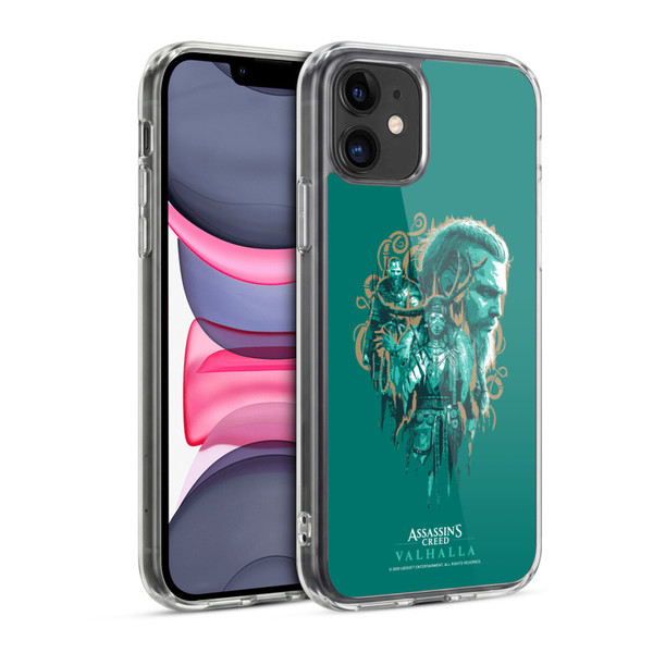 Assassin's Creed Valhalla Compositions And Patterns Volva Soft Gel Case for Apple iPhone 11