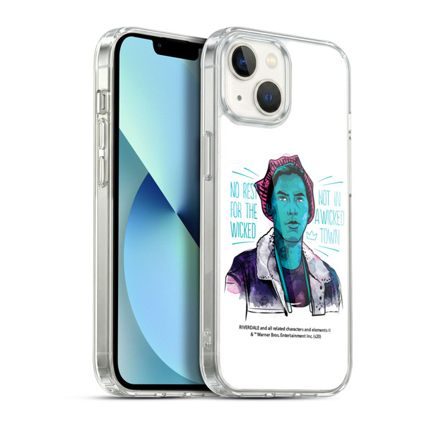 Riverdale Art Jughead Jones Soft Gel Case for Apple iPhone 13
