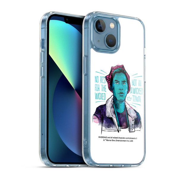 Riverdale Art Jughead Jones Soft Gel Case for Apple iPhone 13 Mini & MagSafe