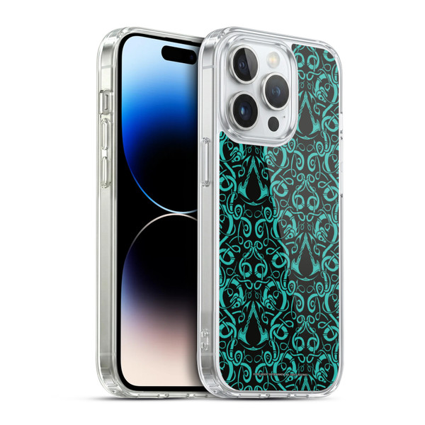 Assassin's Creed Valhalla Compositions And Patterns Vines Soft Gel Case for Apple iPhone 14 Pro & MagSafe