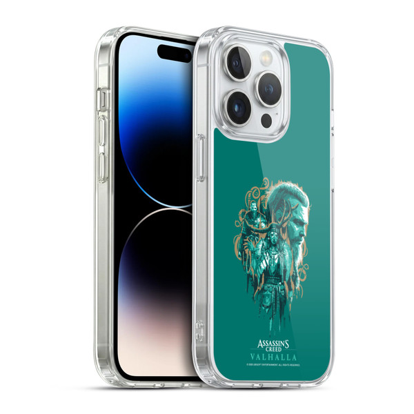 Assassin's Creed Valhalla Compositions And Patterns Volva Soft Gel Case for Apple iPhone 14 Pro & MagSafe
