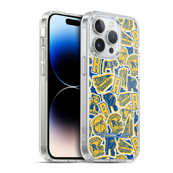 Riverdale Art Icons Patterns Soft Gel Case for Apple iPhone 14 Pro & MagSafe