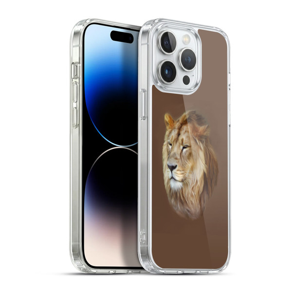 Simone Gatterwe Wildlife Lion Soft Gel Case for Apple iPhone 13 Pro Max & MagSafe