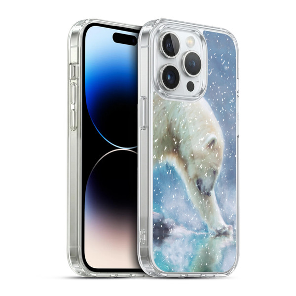Simone Gatterwe Wildlife Snow Soft Gel Case for Apple iPhone 13 Pro & MagSafe