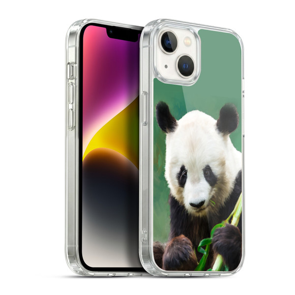 Simone Gatterwe Wildlife Panda Soft Gel Case for Apple iPhone 14 Plus & MagSafe