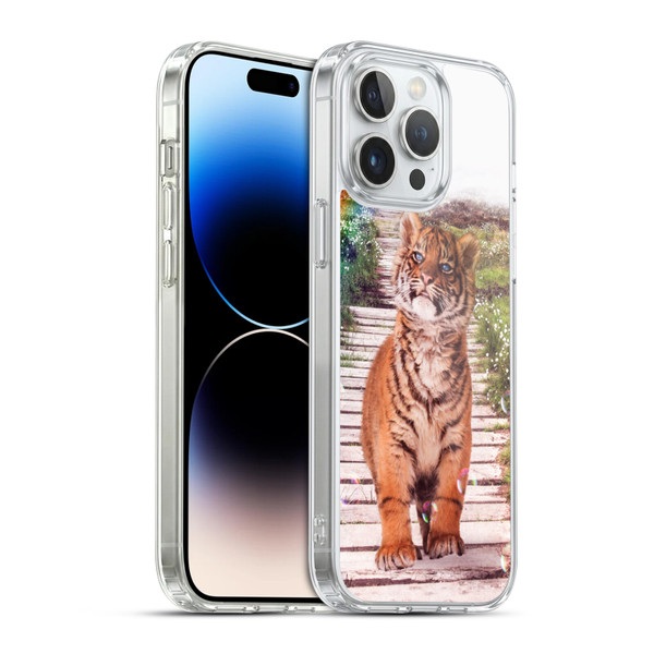Simone Gatterwe Wildlife Tiger Soft Gel Case for Apple iPhone 14 Pro Max & MagSafe