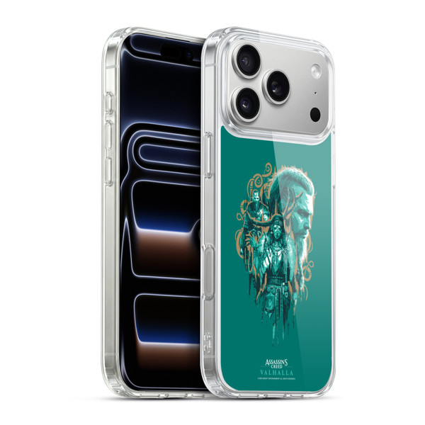 Assassin's Creed Valhalla Compositions And Patterns Volva Soft Gel Case for Apple iPhone 17 Pro Max