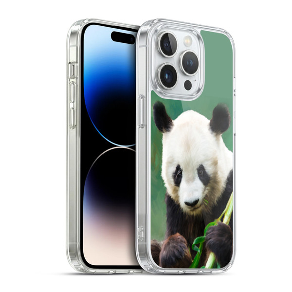Simone Gatterwe Wildlife Panda Soft Gel Case for Apple iPhone 14 Pro & MagSafe