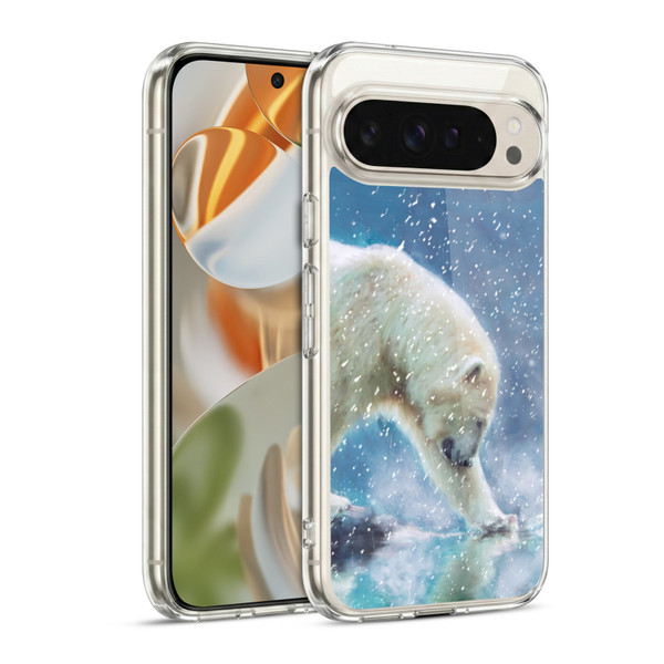 Simone Gatterwe Wildlife Snow Soft Gel Case for Google Pixel 9 / Pixel 9 Pro