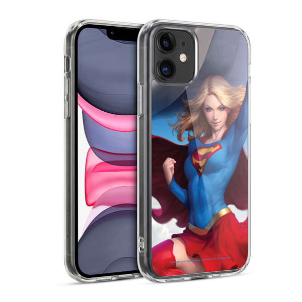 Superman DC Comics Supergirl Comic Art #12 Variant Soft Gel Case for Apple iPhone 11