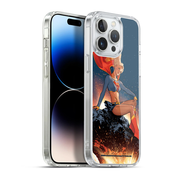 Superman DC Comics Supergirl Comic Art #23 Variant Soft Gel Case for Apple iPhone 13 Pro Max & MagSafe
