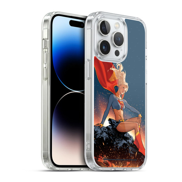 Superman DC Comics Supergirl Comic Art #23 Variant Soft Gel Case for Apple iPhone 13 Pro & MagSafe