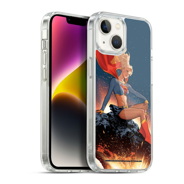 Superman DC Comics Supergirl Comic Art #23 Variant Soft Gel Case for Apple iPhone 14