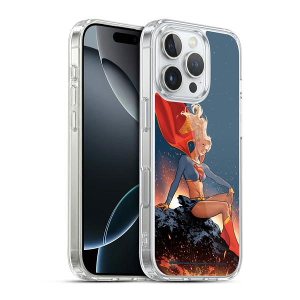 Superman DC Comics Supergirl Comic Art #23 Variant Soft Gel Case for Apple iPhone 16 Pro & MagSafe