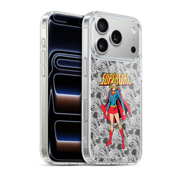 Superman DC Comics Supergirl Comic Art Classic Soft Gel Case for Apple iPhone 17 Pro