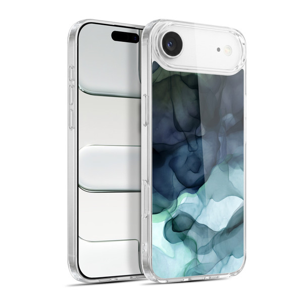 UtArt Dark Night Marble Heavy Smoke Soft Gel Case for Apple iPhone 17 Air