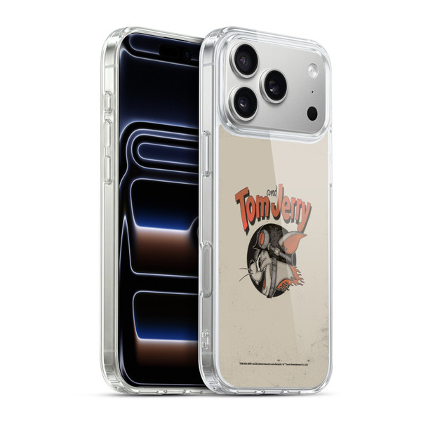 Tom and Jerry Typography Art Jerry Soft Gel Case for Apple iPhone 17 Pro Max