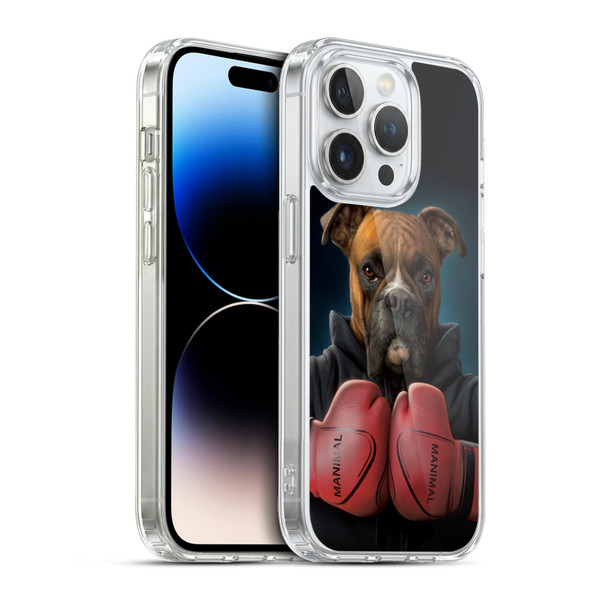 Vincent Hie Canidae Boxer Soft Gel Case for Apple iPhone 13 Pro & MagSafe