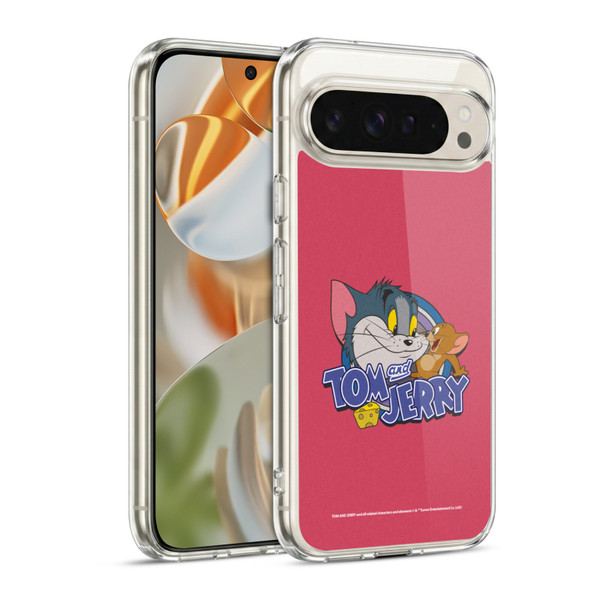 Tom and Jerry Typography Art Classic Soft Gel Case for Google Pixel 9 / Pixel 9 Pro