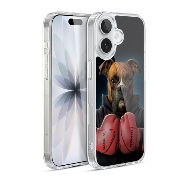 Vincent Hie Canidae Boxer Soft Gel Case for Apple iPhone 17