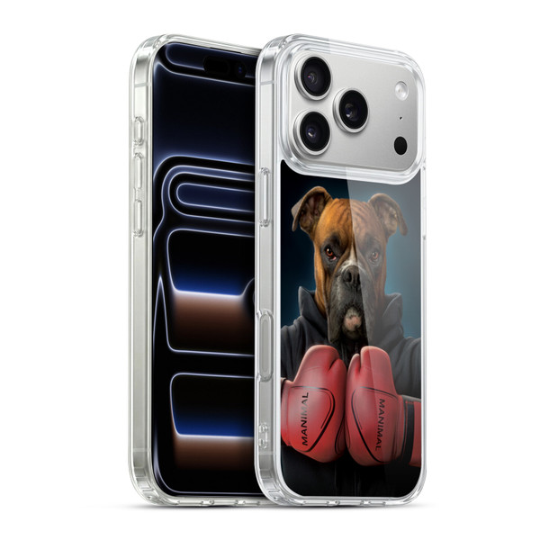 Vincent Hie Canidae Boxer Soft Gel Case for Apple iPhone 17 Pro Max