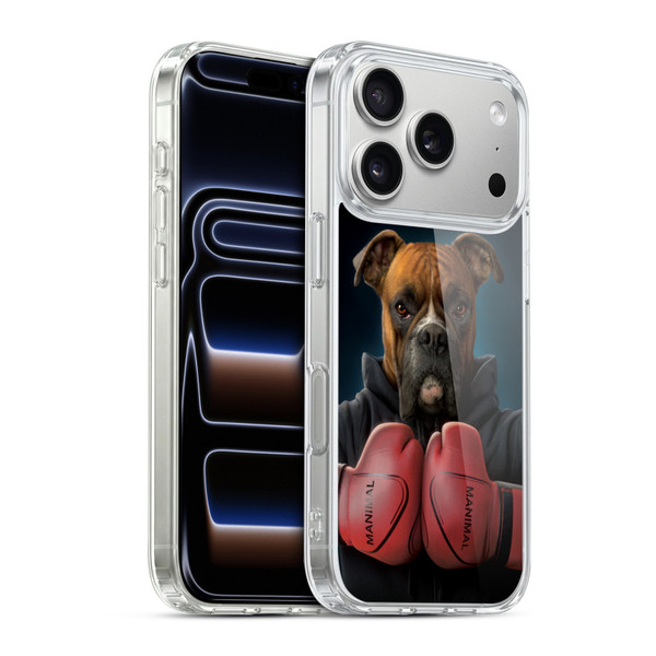 Vincent Hie Canidae Boxer Soft Gel Case for Apple iPhone 17 Pro
