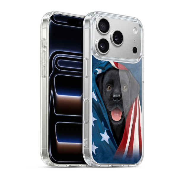 Vincent Hie Canidae Black Labrador Soft Gel Case for Apple iPhone 17 Pro