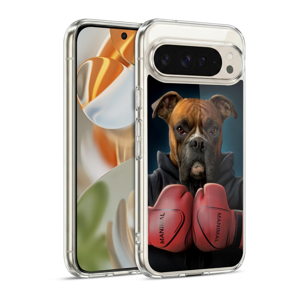 Vincent Hie Canidae Boxer Soft Gel Case for Google Pixel 9 / Pixel 9 Pro
