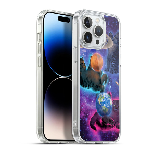 Vincent Hie Felidae Cosmic Kittens Soft Gel Case for Apple iPhone 13 Pro Max & MagSafe