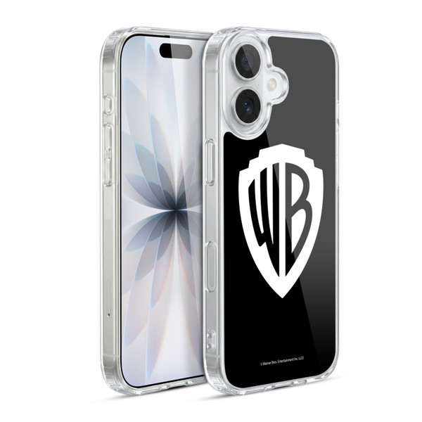 Warner Bros. Shield Logo Black Soft Gel Case for Apple iPhone 17